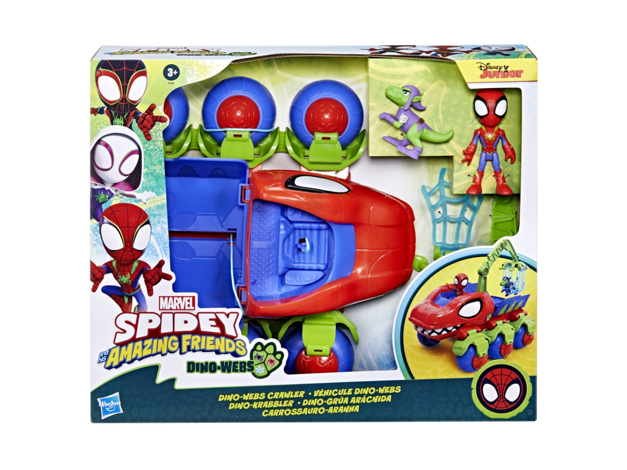 Marvel, Spidey e i suoi fantastici amici con macchina Dinowebs - Hasbro