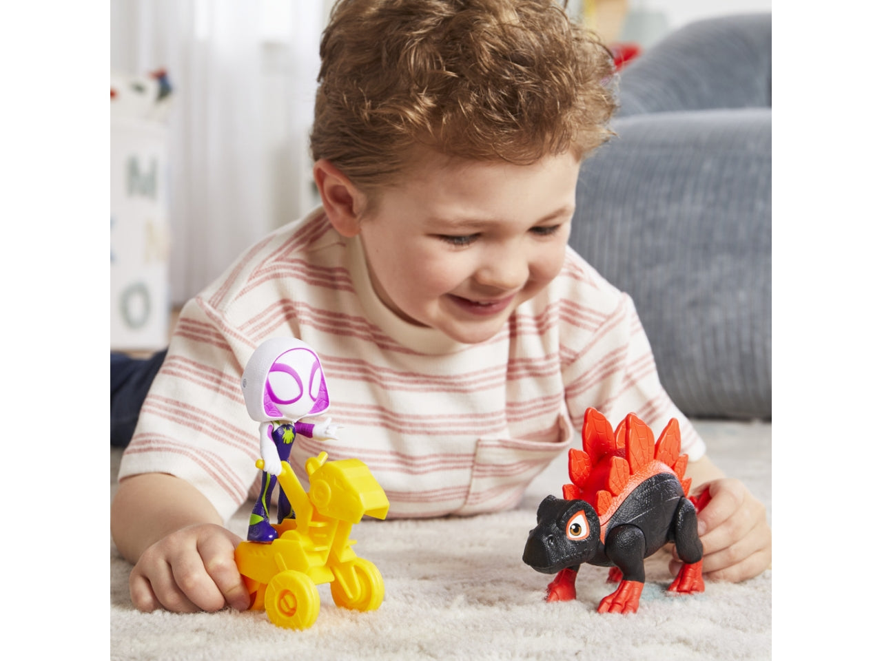 Set Spidey Dino con Personaggio Marvel e Accessori: Spidey e I Suoi Fantastici Amici per Bambini 3+ | Dimensioni 6,7x25,4x20 - Hasbro