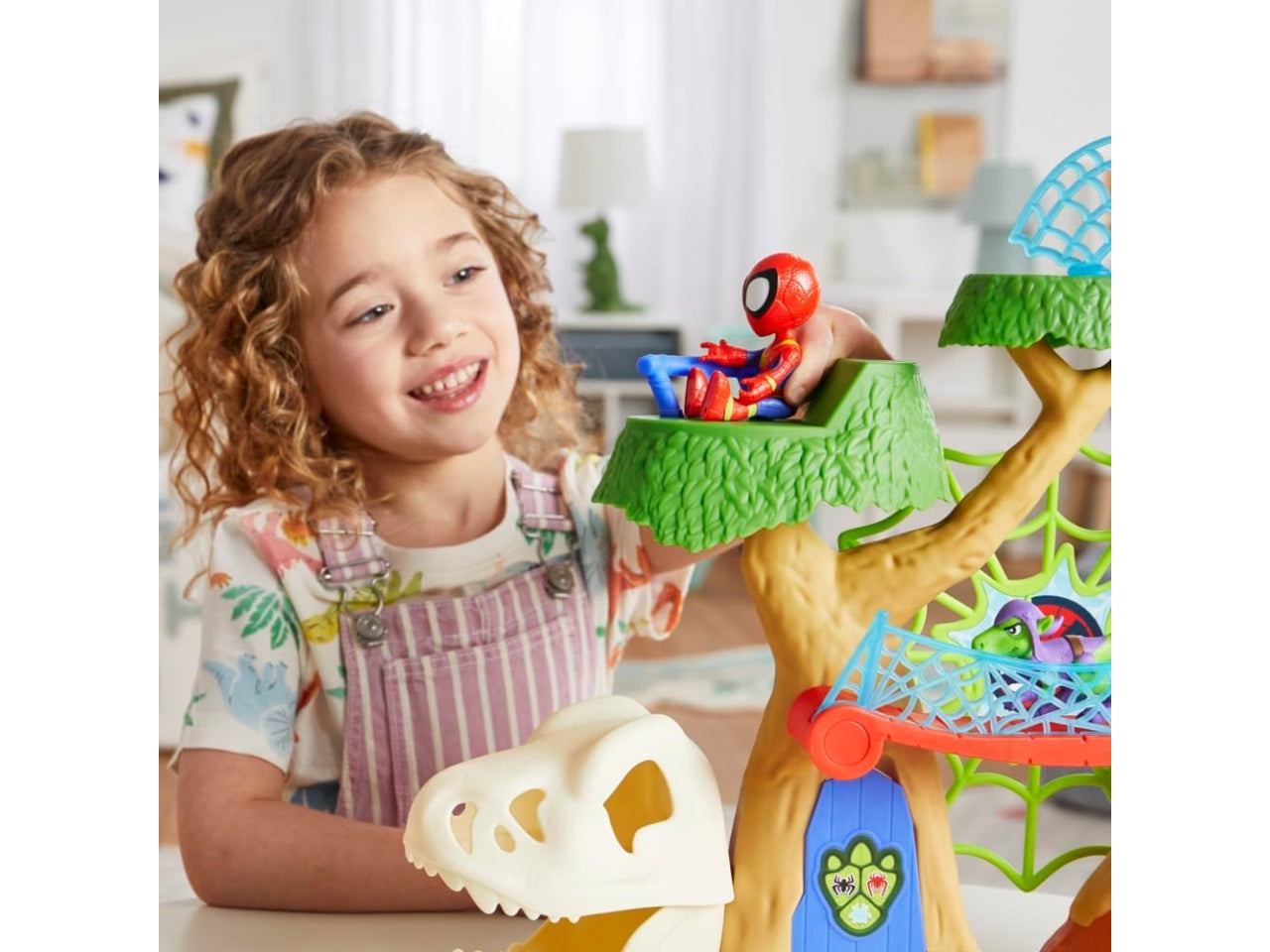 Set Saf La Casa sull'Albero di Spidey e I Suoi Fantastici Amici per Bambini 3+ | Dimensioni 12,4x45,7x31,8 - Hasbro