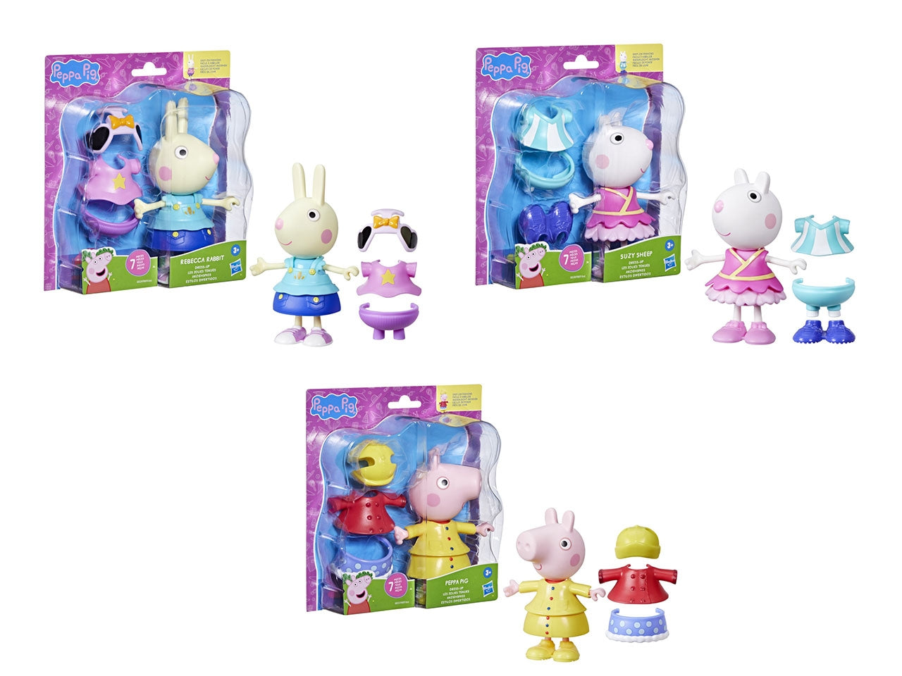 Personaggio Peppa Pig Dress-Up Peppa & Friends: Set Peppa Pig per Bambini 3+ | Dimensioni 6,66x20,32x22,38 - Hasbro