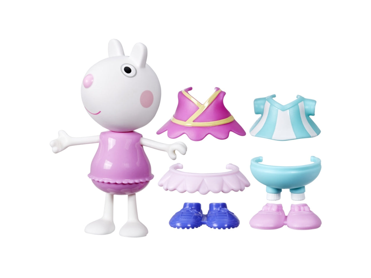 Personaggio Peppa Pig Dress-Up Peppa & Friends: Set Peppa Pig per Bambini 3+ | Dimensioni 6,66x20,32x22,38 - Hasbro