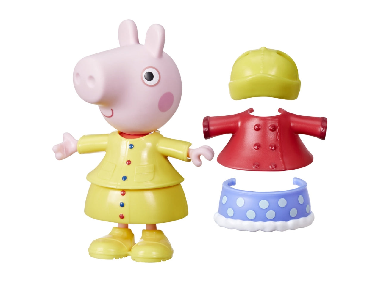 Personaggio Peppa Pig Dress-Up Peppa & Friends: Set Peppa Pig per Bambini 3+ | Dimensioni 6,66x20,32x22,38 - Hasbro