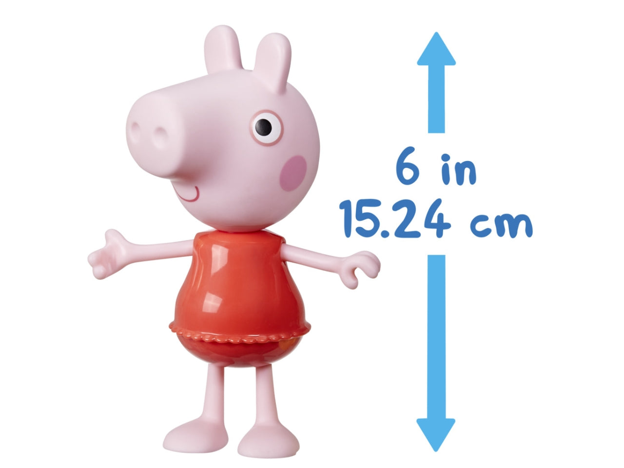 Personaggio Peppa Pig Dress-Up Peppa & Friends: Set Peppa Pig per Bambini 3+ | Dimensioni 6,66x20,32x22,38 - Hasbro