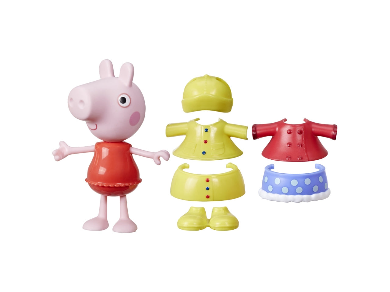 Personaggio Peppa Pig Dress-Up Peppa & Friends: Set Peppa Pig per Bambini 3+ | Dimensioni 6,66x20,32x22,38 - Hasbro