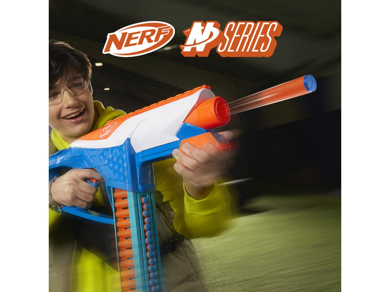 Nerf N-series Infinite 80 Proiettili, Mitraglietta Giocattolo per bambini 8 +