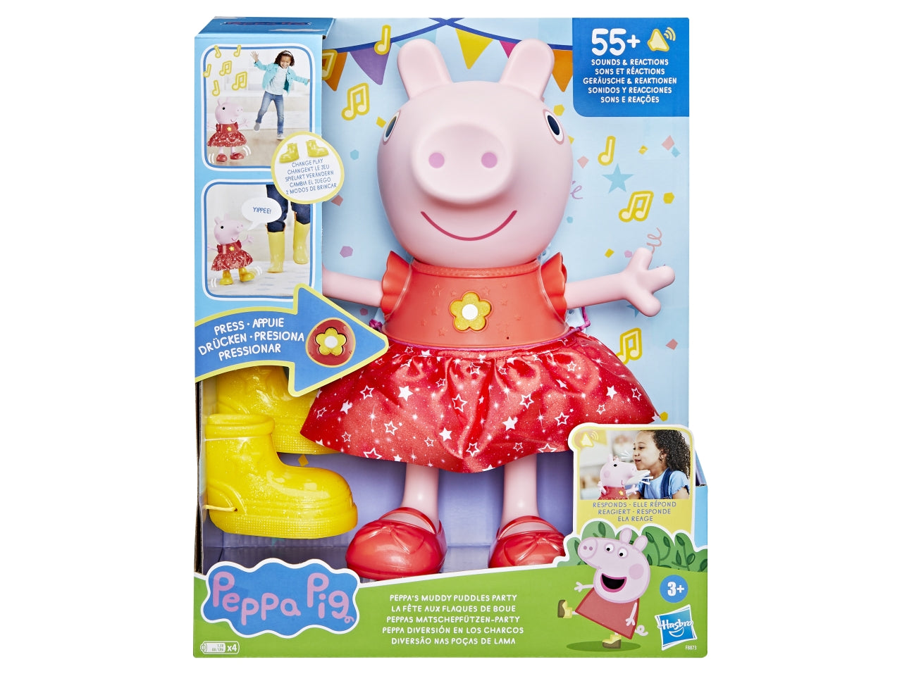 Peppa Pig, Peppa party nel fango, gioco per bambine - Hasbro