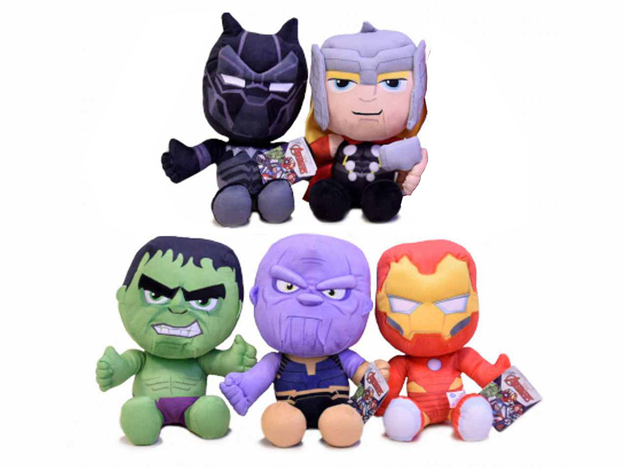 Peluche marvel avenger misura 30cm 6 assortimenti