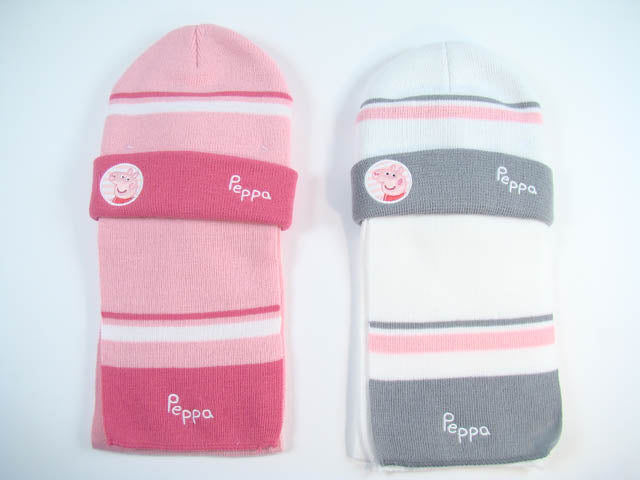 Peppa pig cappello+sciarpa 63983