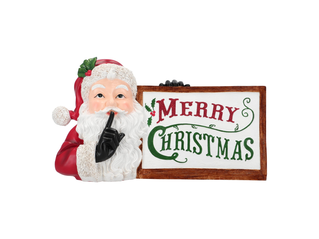 Babbo natale con cartello 40x14x22,3cm