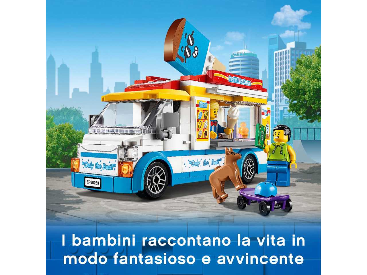 Lego city furgone dei gelati.