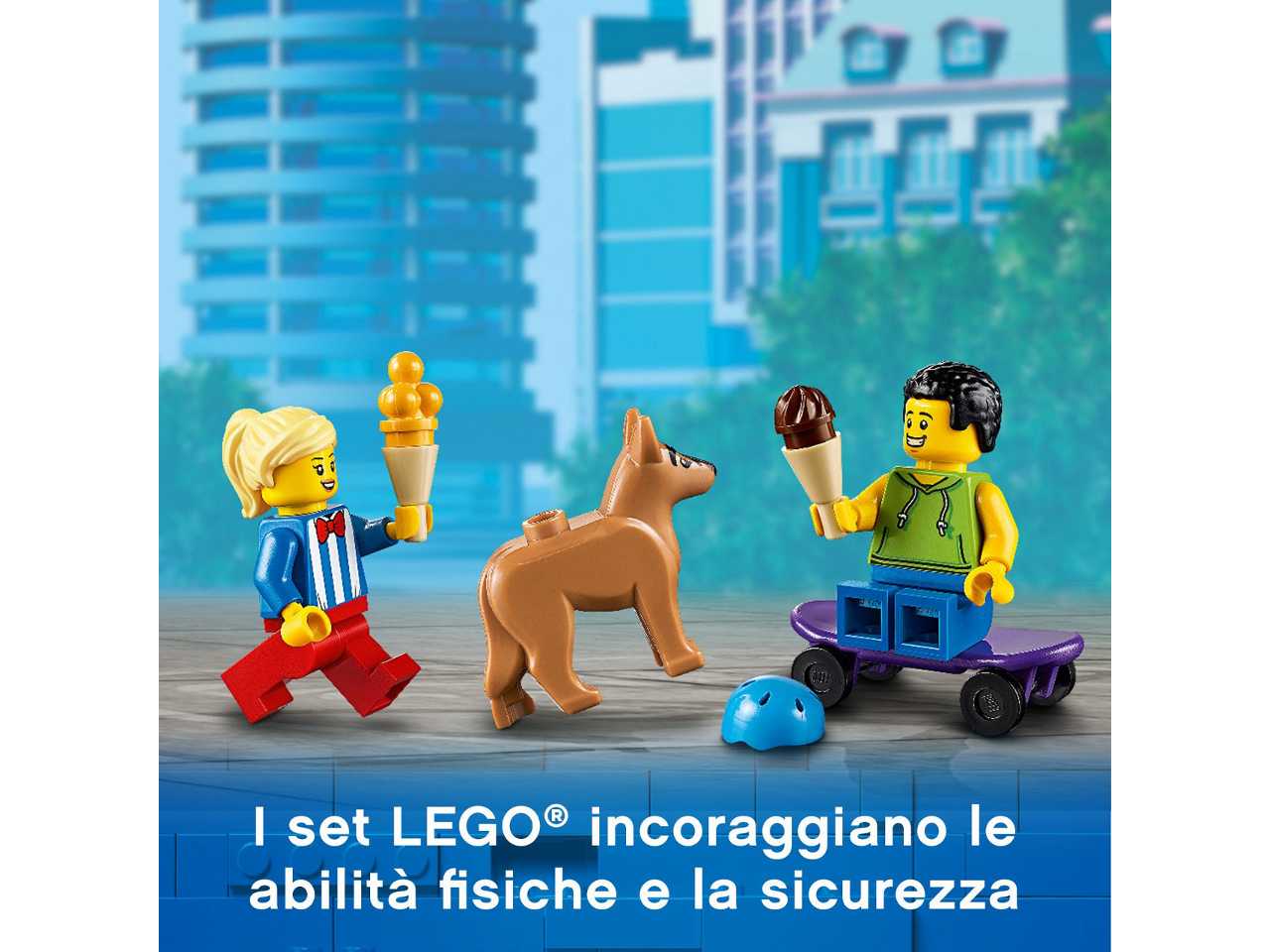 Lego city furgone dei gelati.
