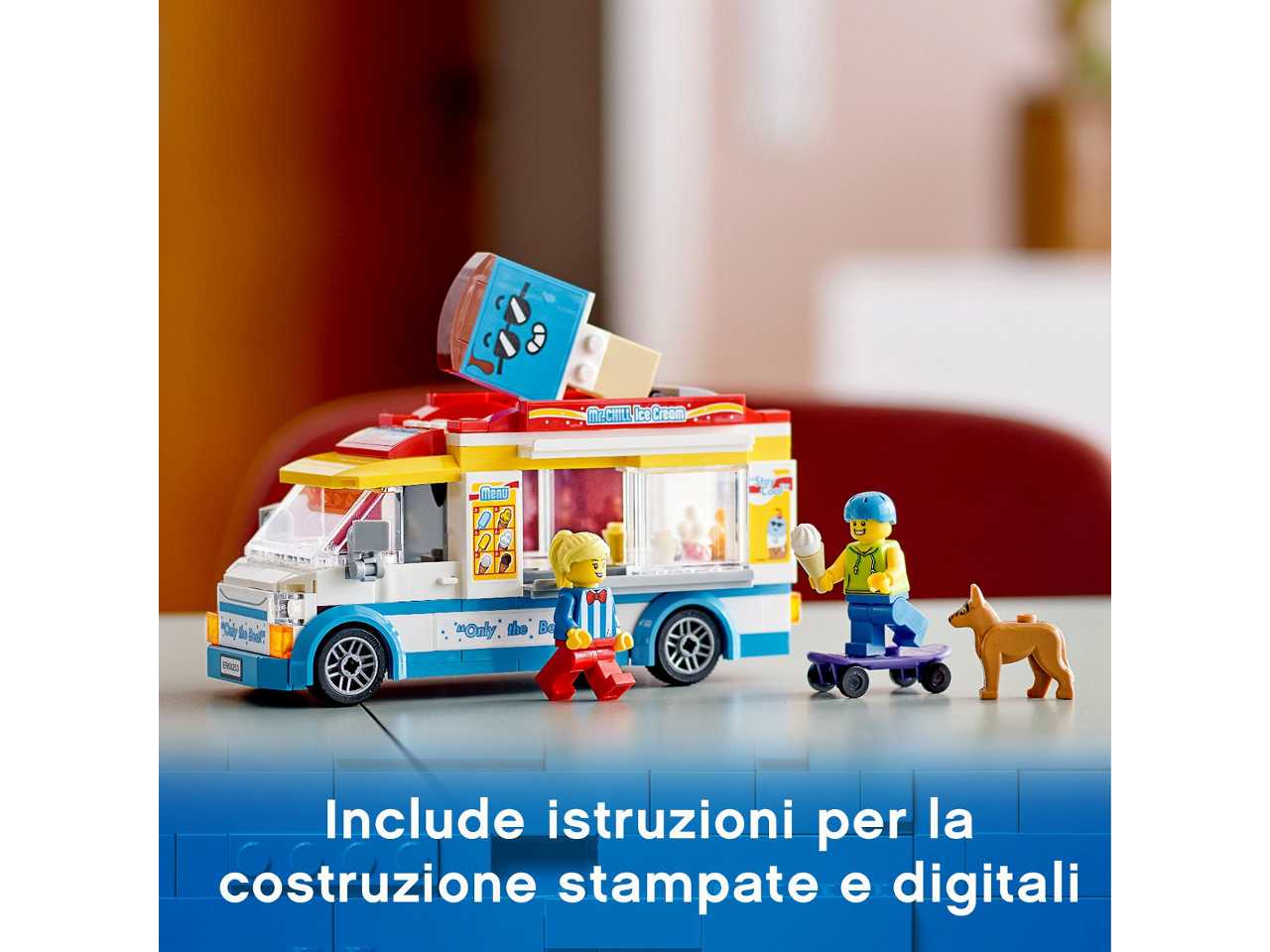 Lego city furgone dei gelati.