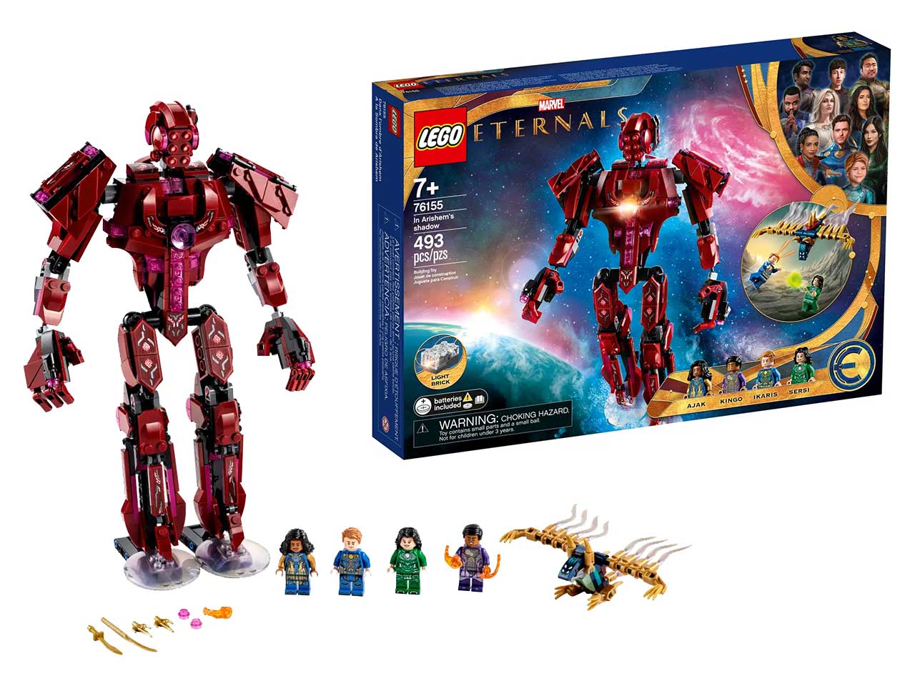 Lego marvel all'ombra di arishem 76155