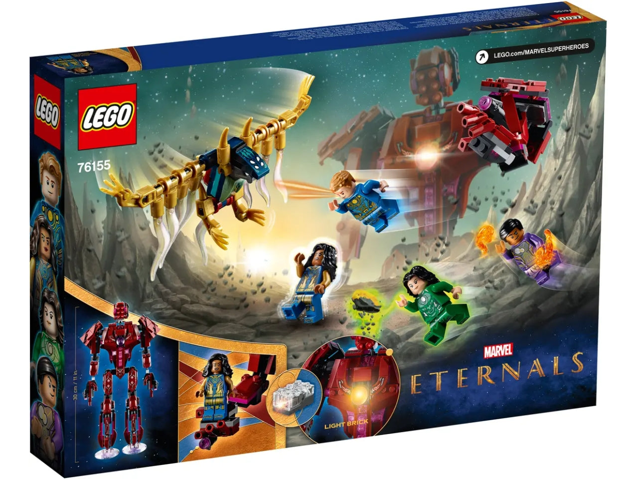 Lego marvel all'ombra di arishem 76155