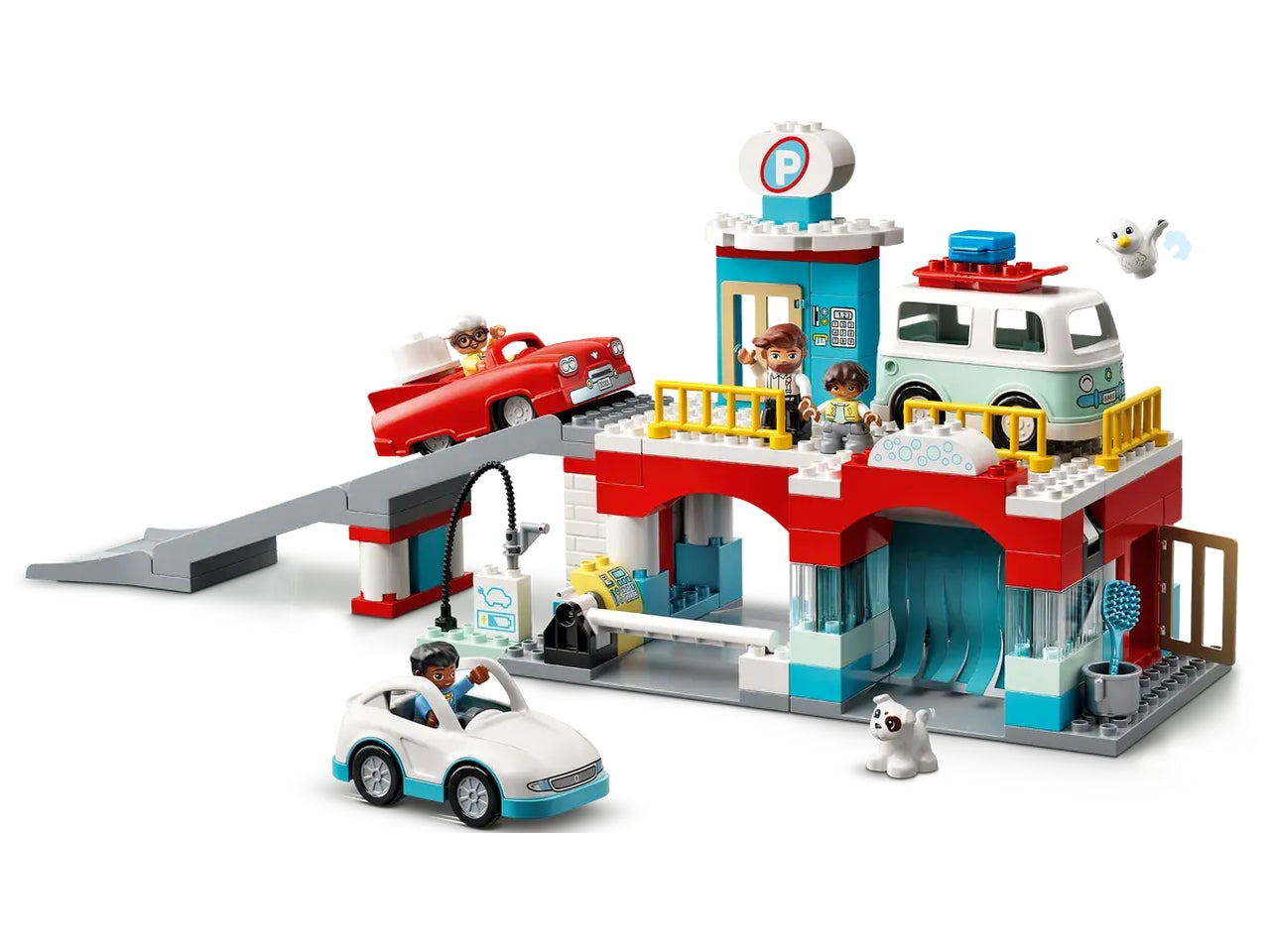 Lego duplo autorimessa e autolav.10948