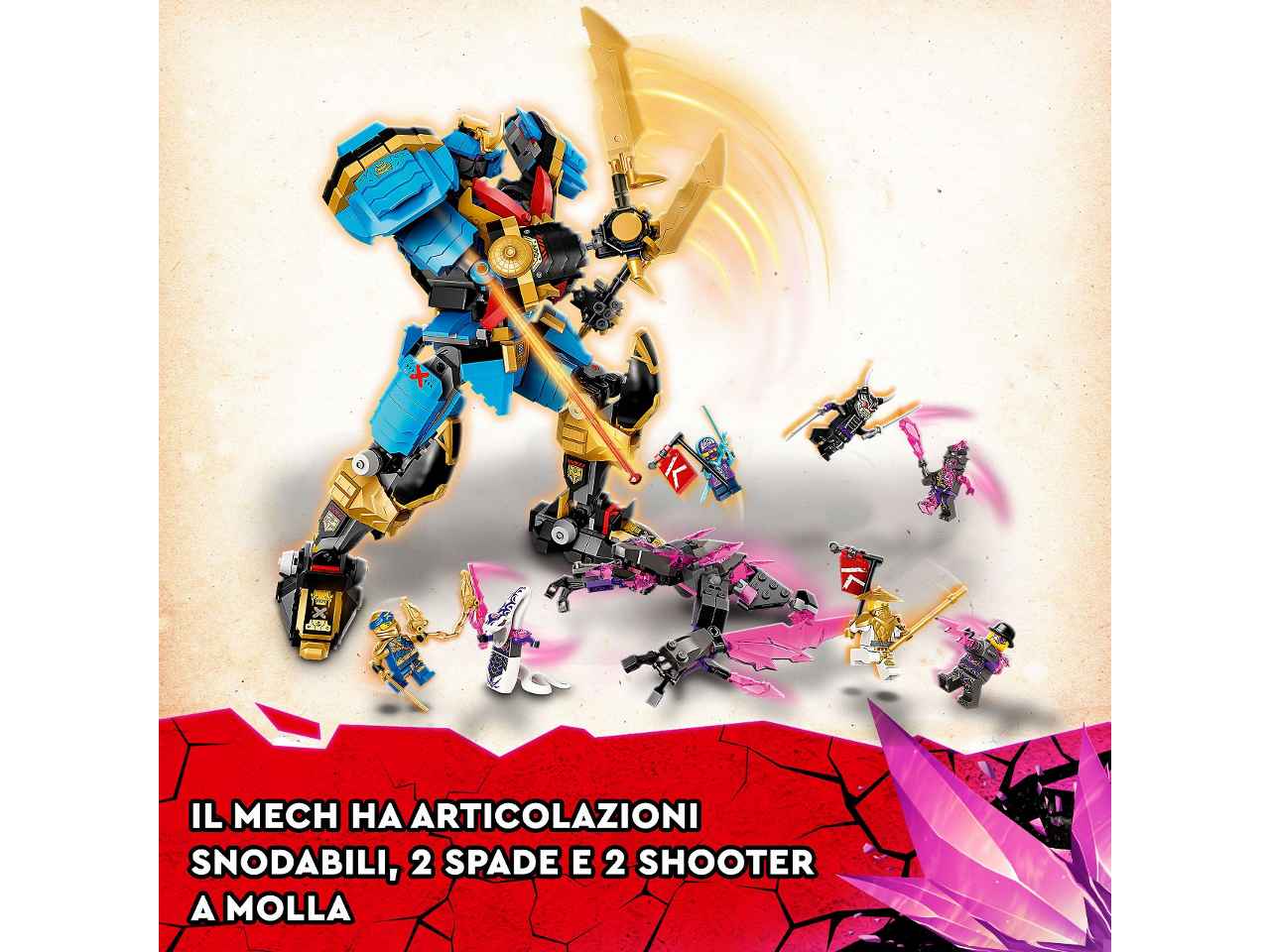 Lego ninjago mech samurai x di nya71775