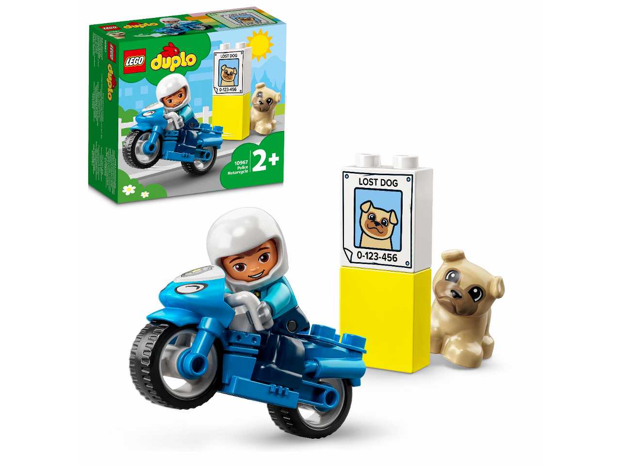 Lego Duplo Motocicletta Della Polizia 10967