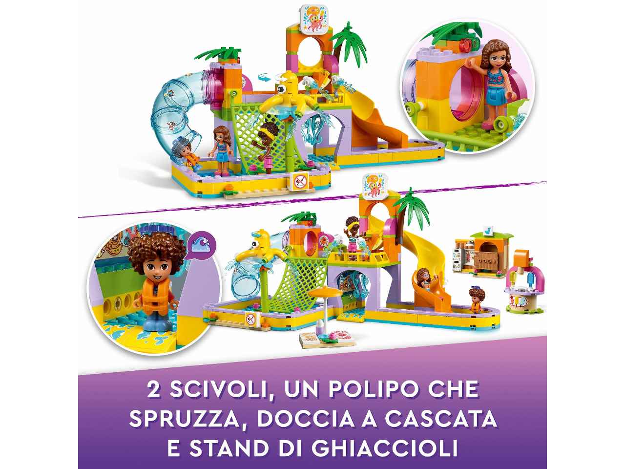 Lego friends parco acquatico 41720