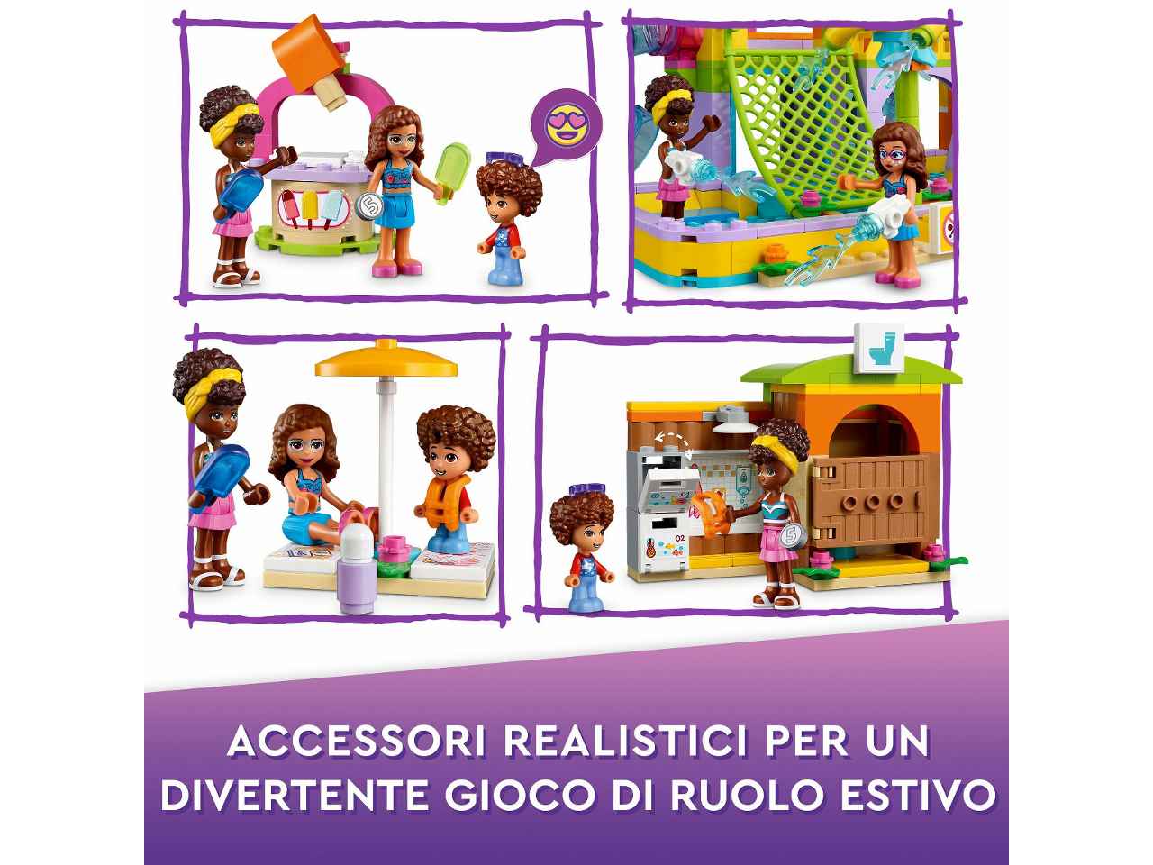 Lego friends parco acquatico 41720