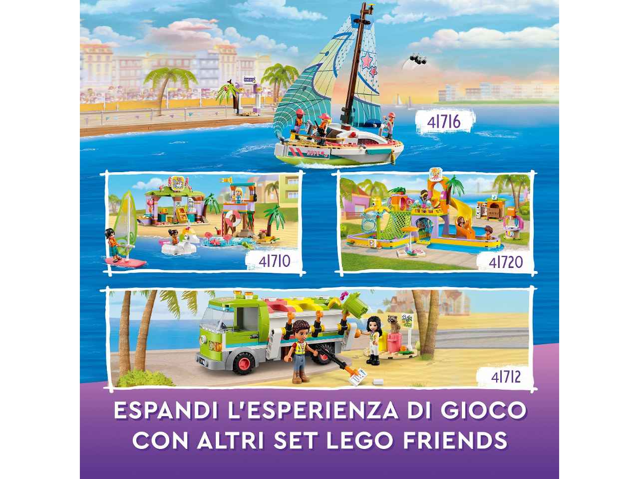 Lego friends parco acquatico 41720