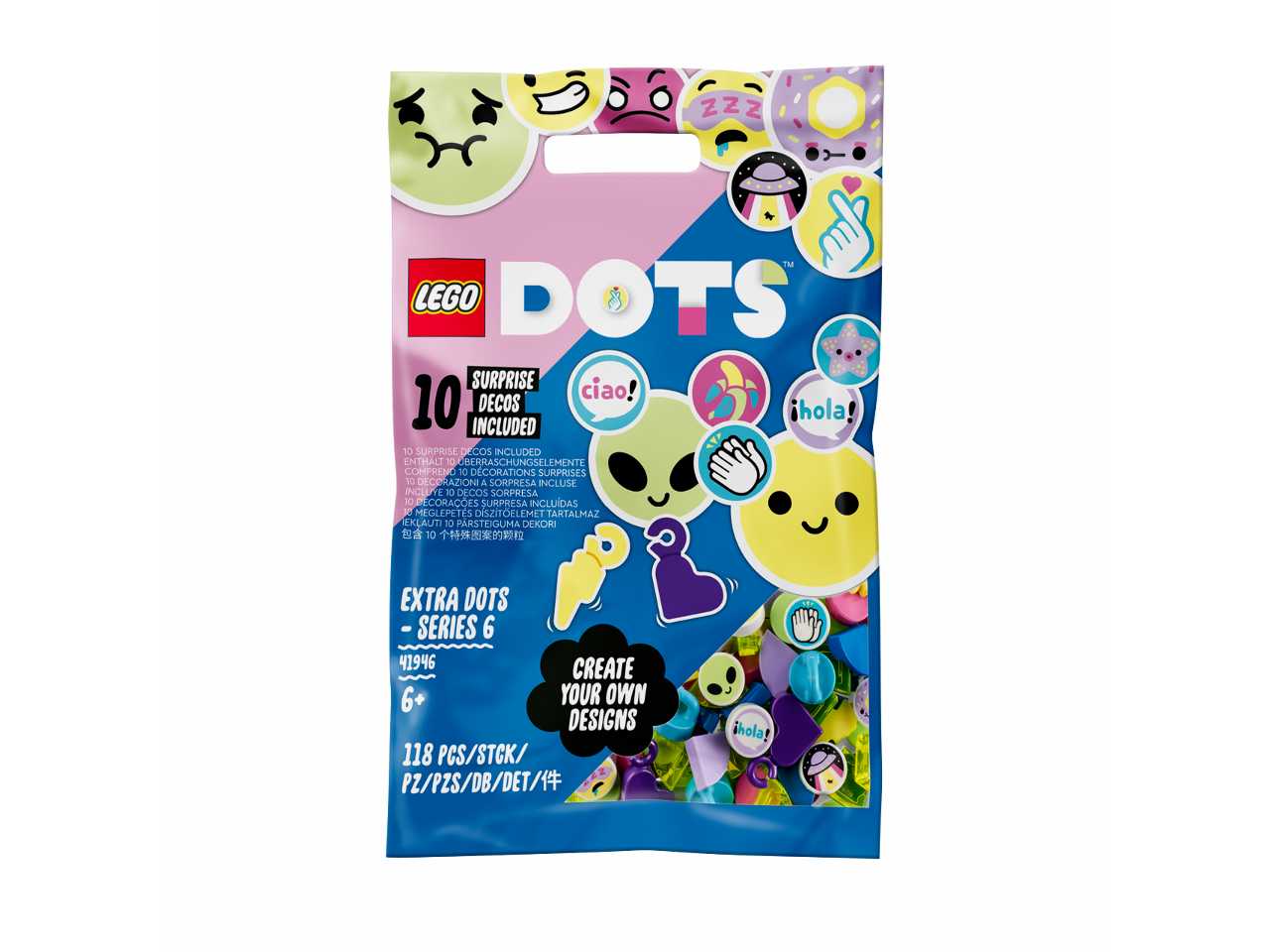 Lego extra dots - serie 6.
