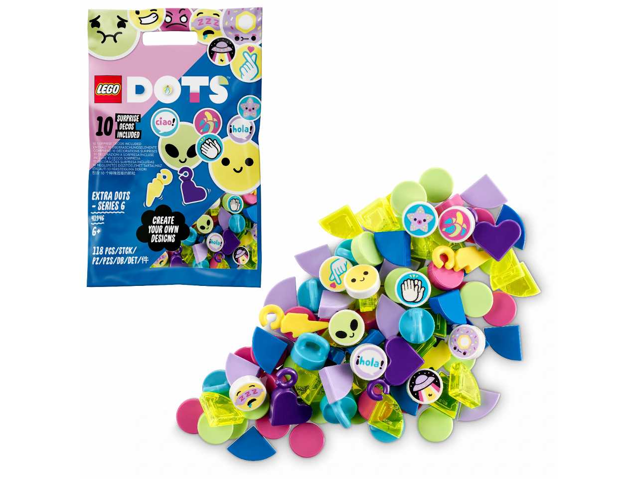 Lego extra dots - serie 6.