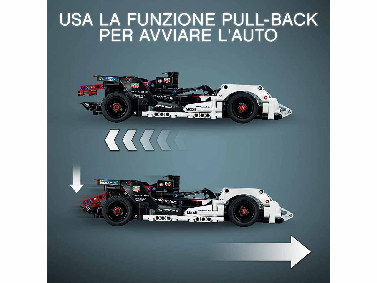 Lego technic porsche 99x electric 42137