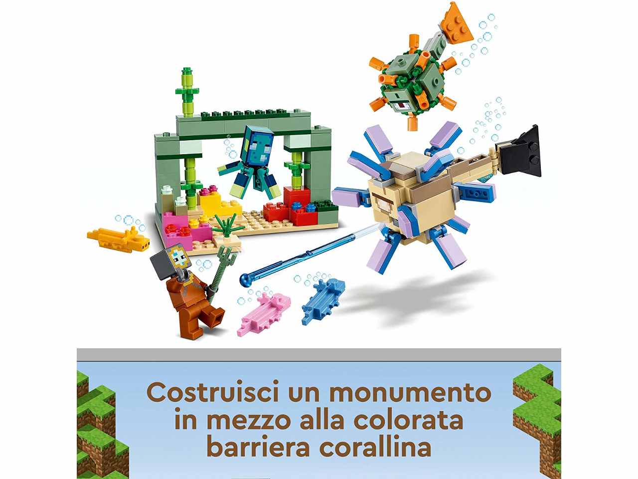 Lego minecraft la batt.del guardiano 21180