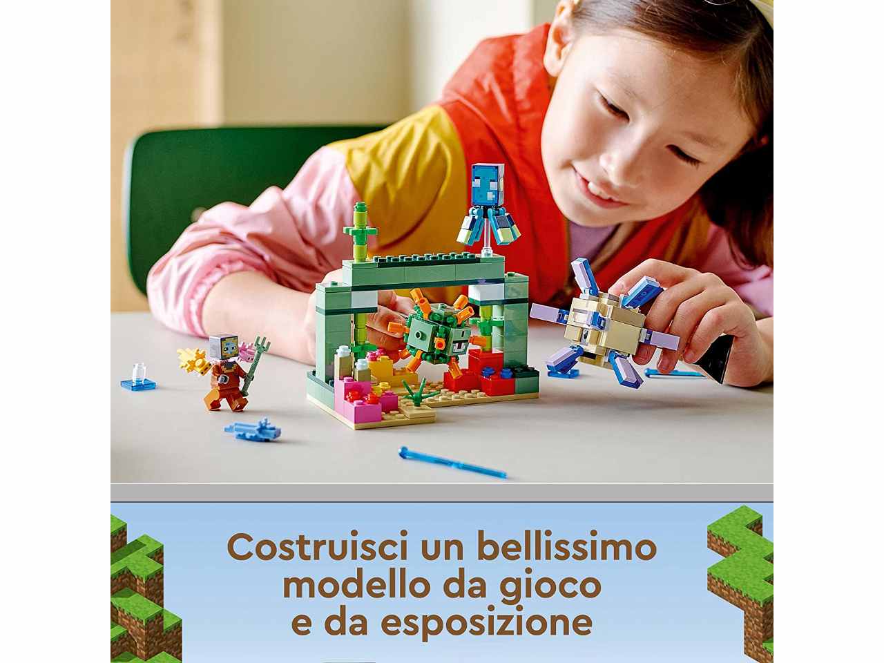 Lego minecraft la batt.del guardiano 21180