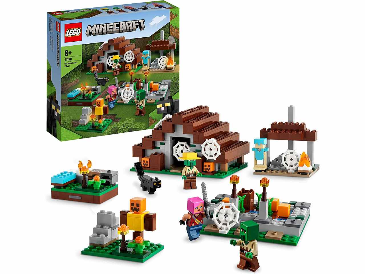 Lego minecraft il villaggio abbandonato 21190