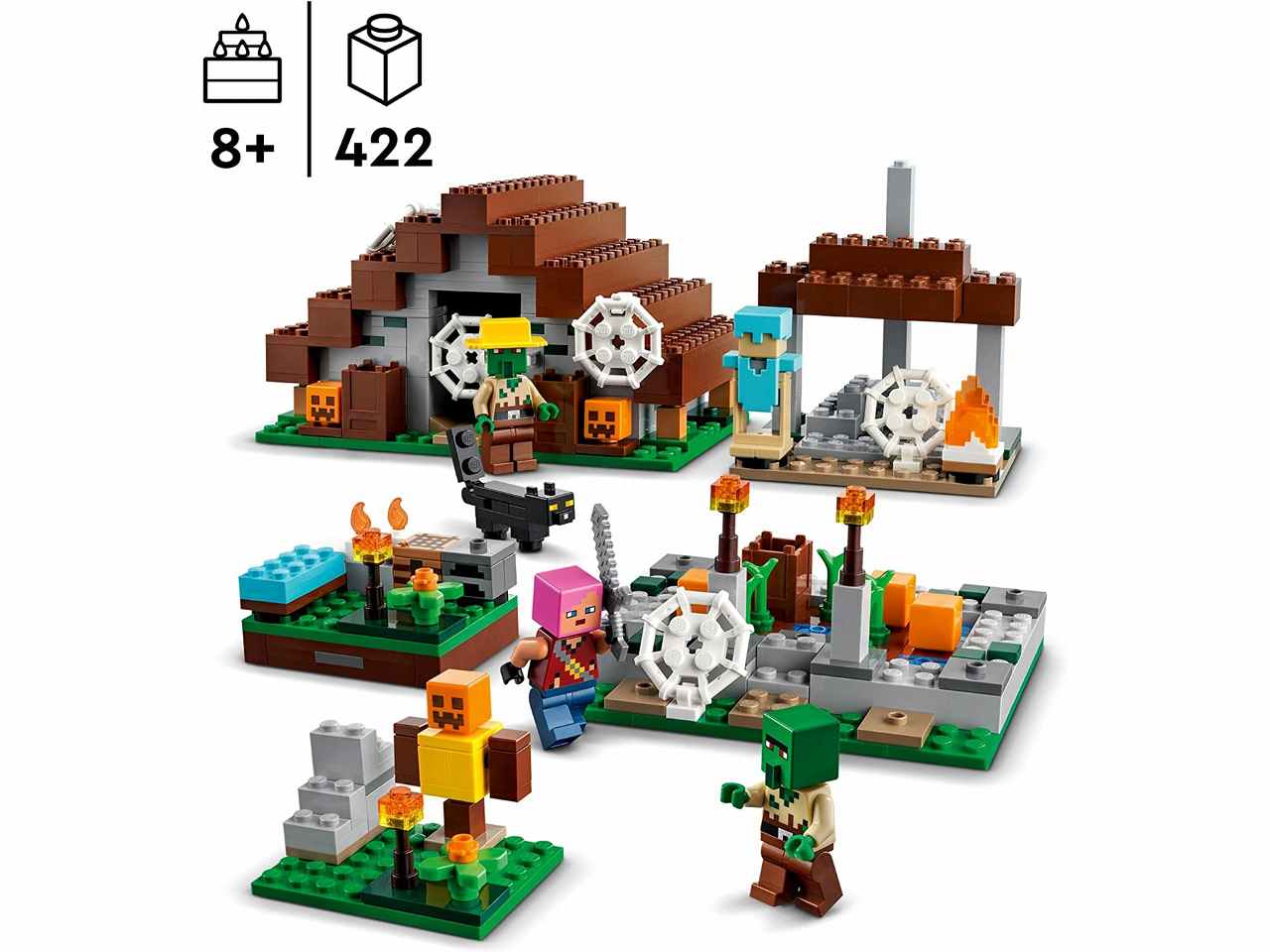 Lego minecraft il villaggio abbandonato 21190