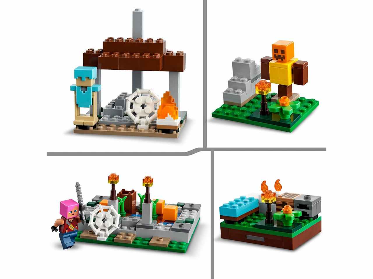 Lego minecraft il villaggio abbandonato 21190