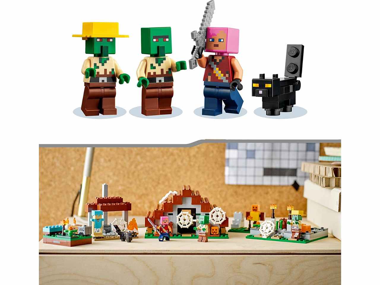 Lego minecraft il villaggio abbandonato 21190