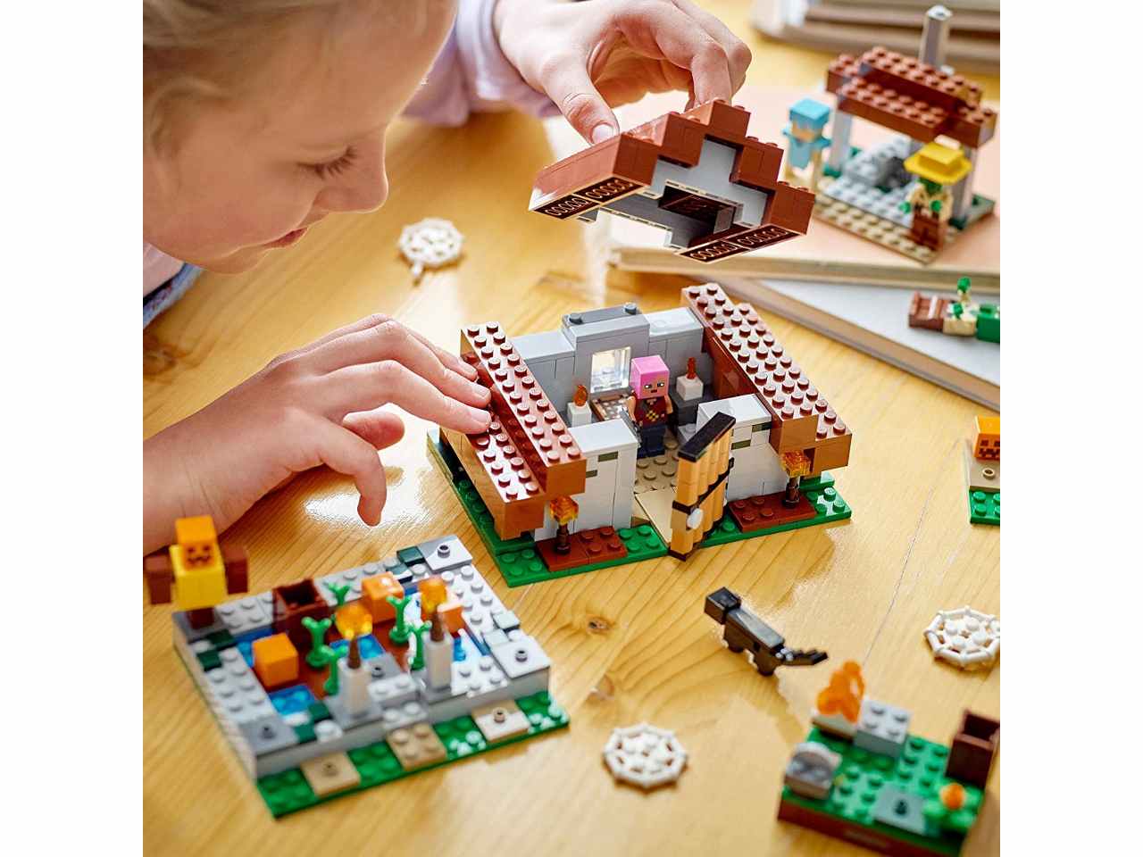 Lego minecraft il villaggio abbandonato 21190