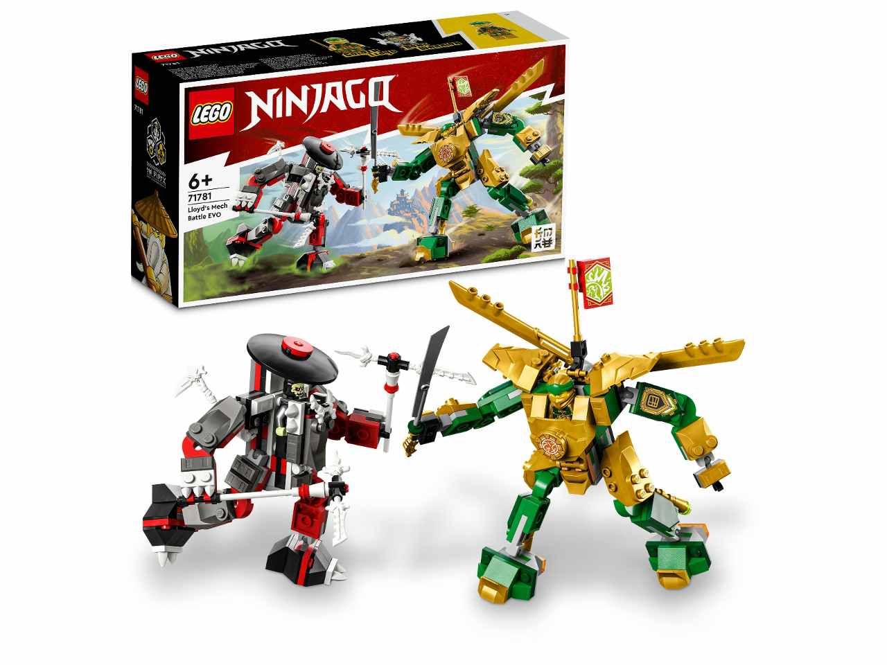 Lego ninjago mech da battaglia di lloyd evolution