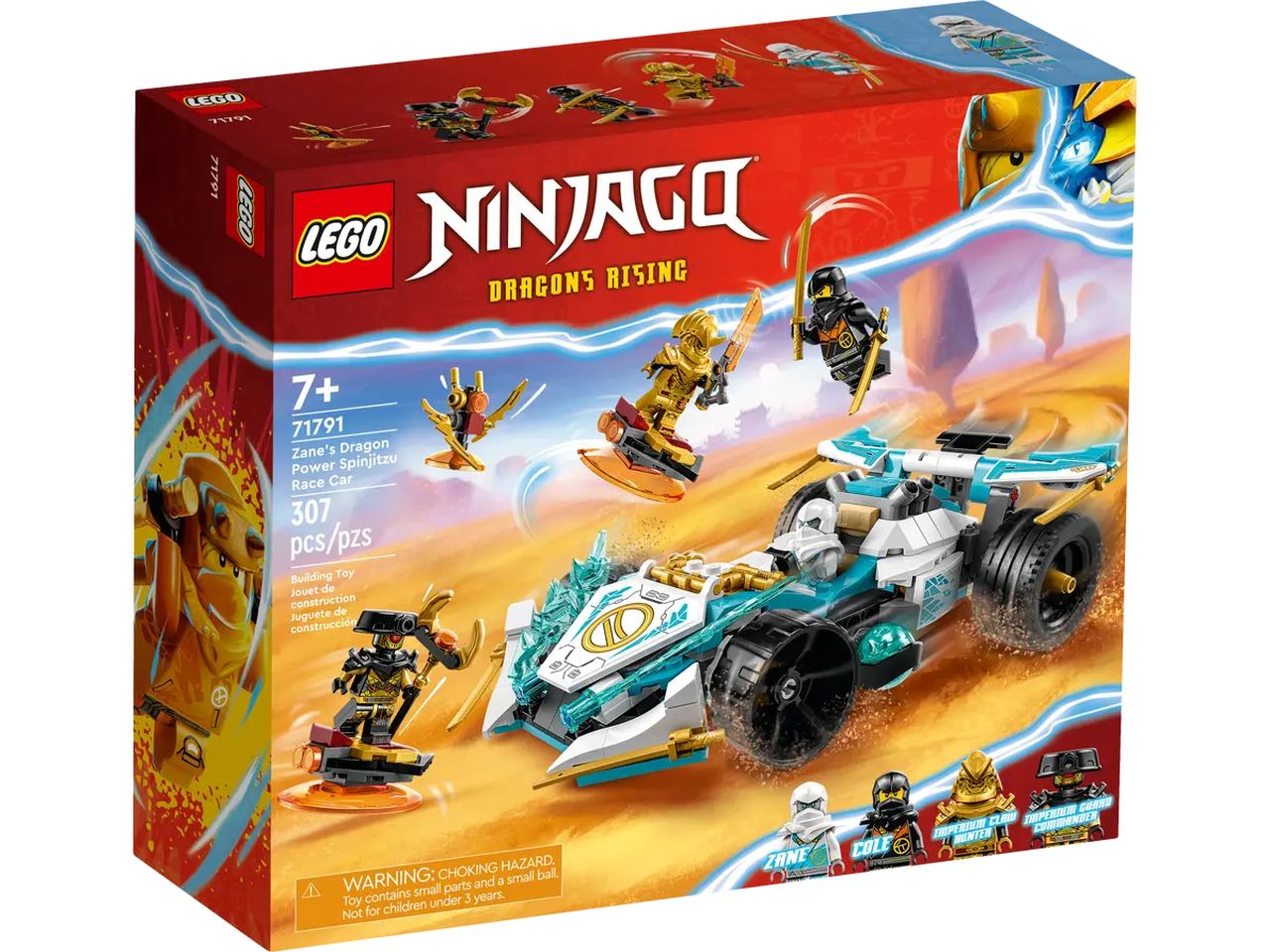 Lego Ninjago Auto da Corsa Spinjitzu Dragon Power 71791