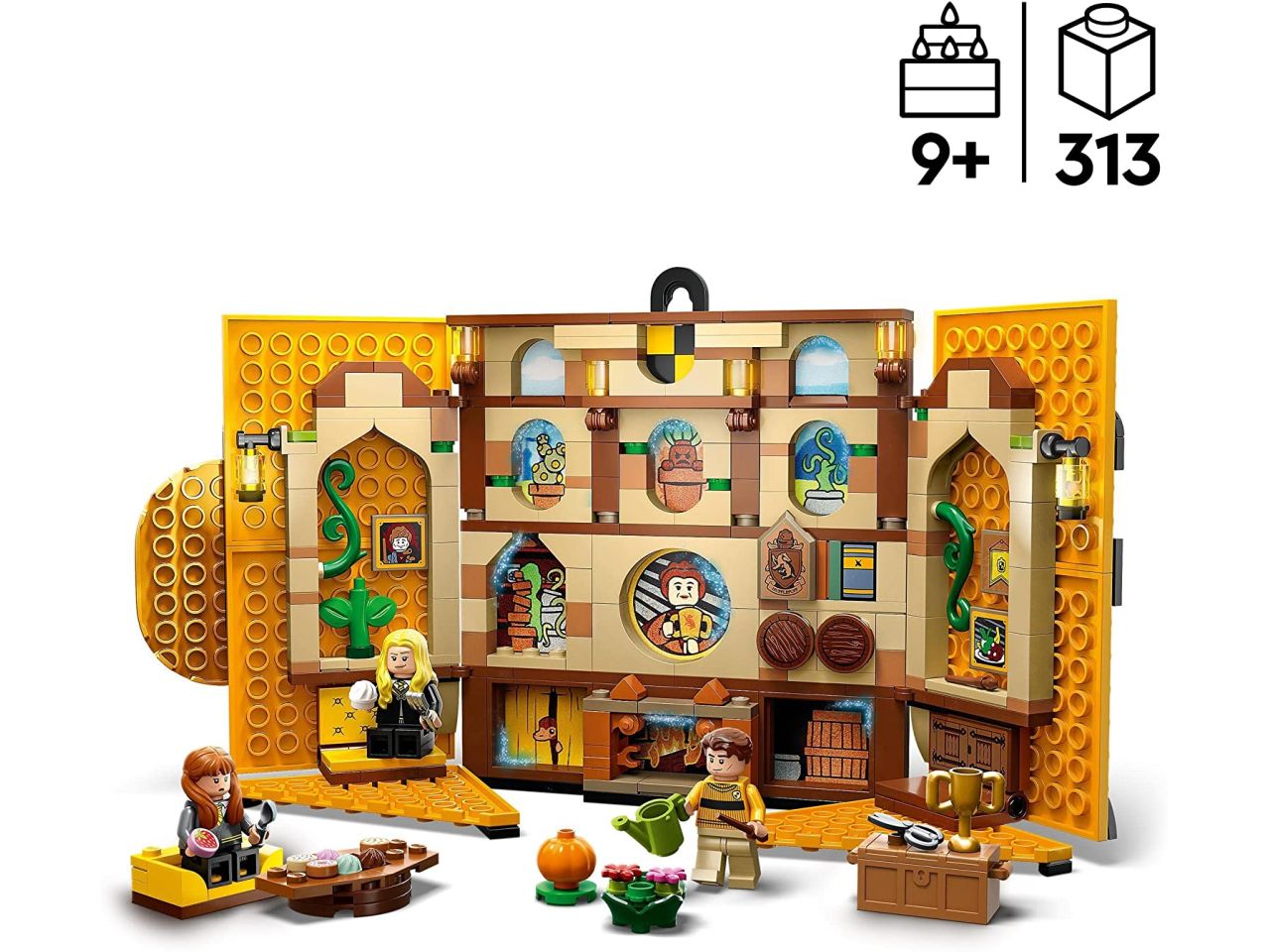 Lego harry potter tm stendardo della casa tassorosso