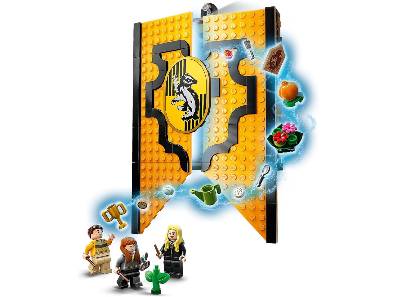 Lego harry potter tm stendardo della casa tassorosso