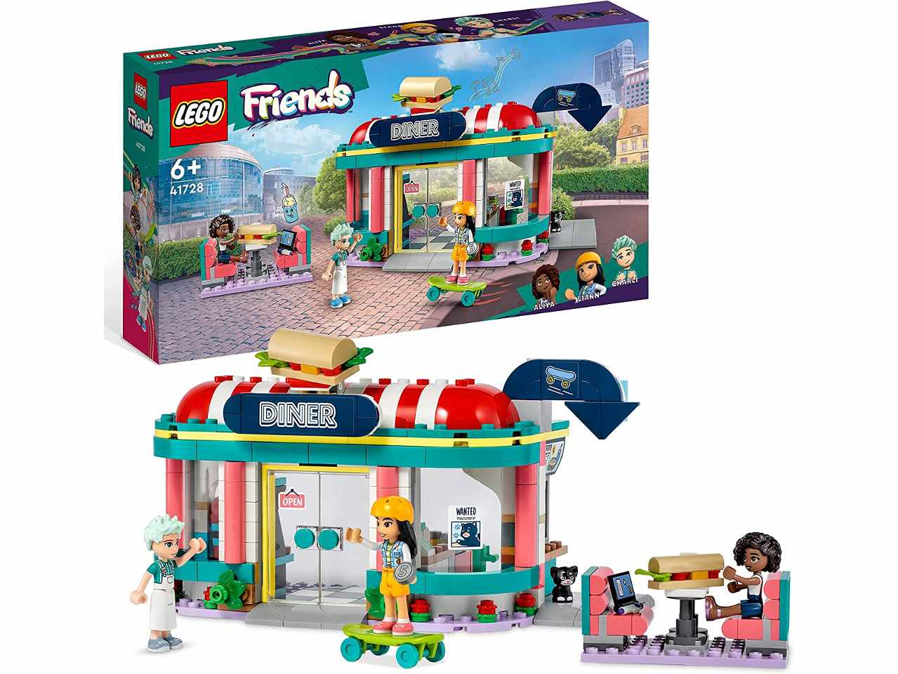 Lego Friends Ristorante nel Centro di Heartlake City 41728