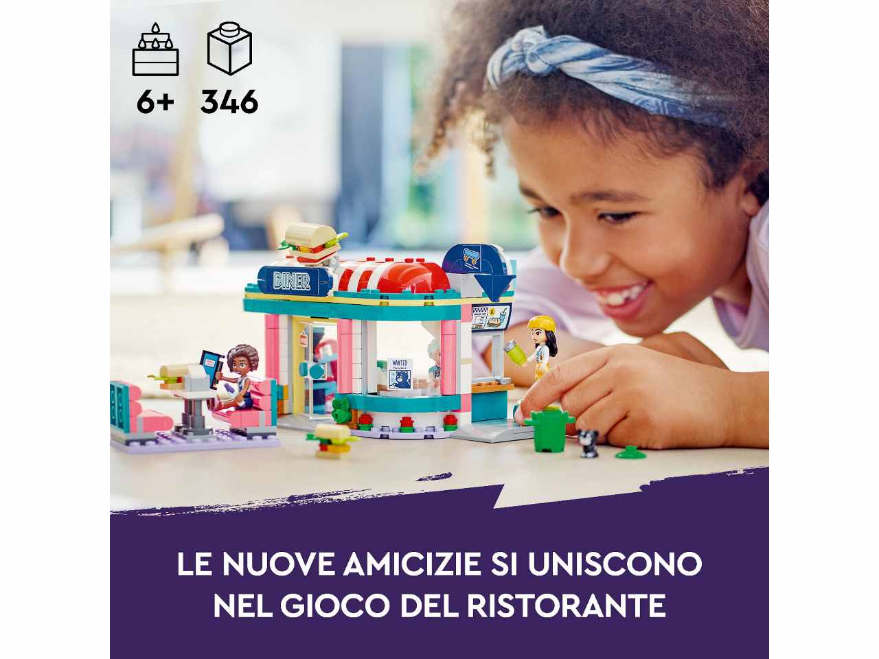 Lego Friends Ristorante nel Centro di Heartlake City 41728