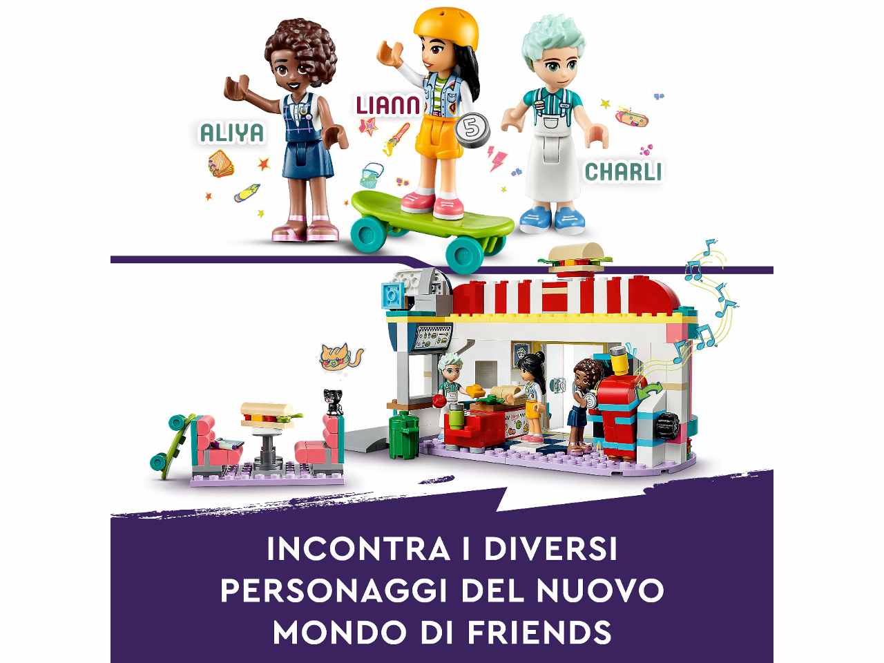 Lego Friends Ristorante nel Centro di Heartlake City 41728