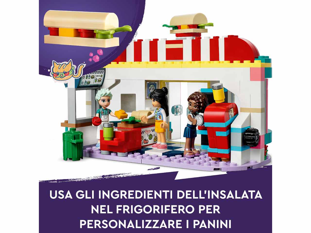 Lego Friends Ristorante nel Centro di Heartlake City 41728