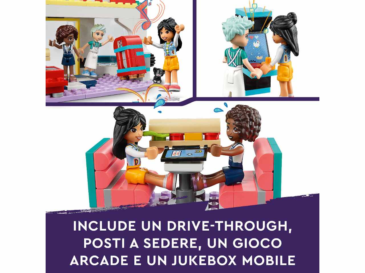 Lego Friends Ristorante nel Centro di Heartlake City 41728
