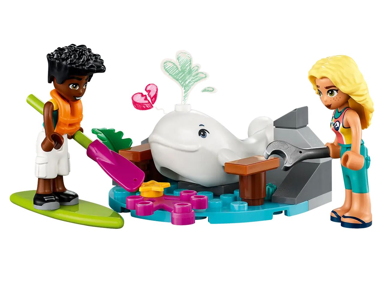 Lego friends idrovolante di salvataggio