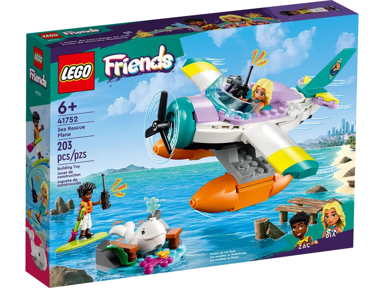 Lego friends idrovolante di salvataggio