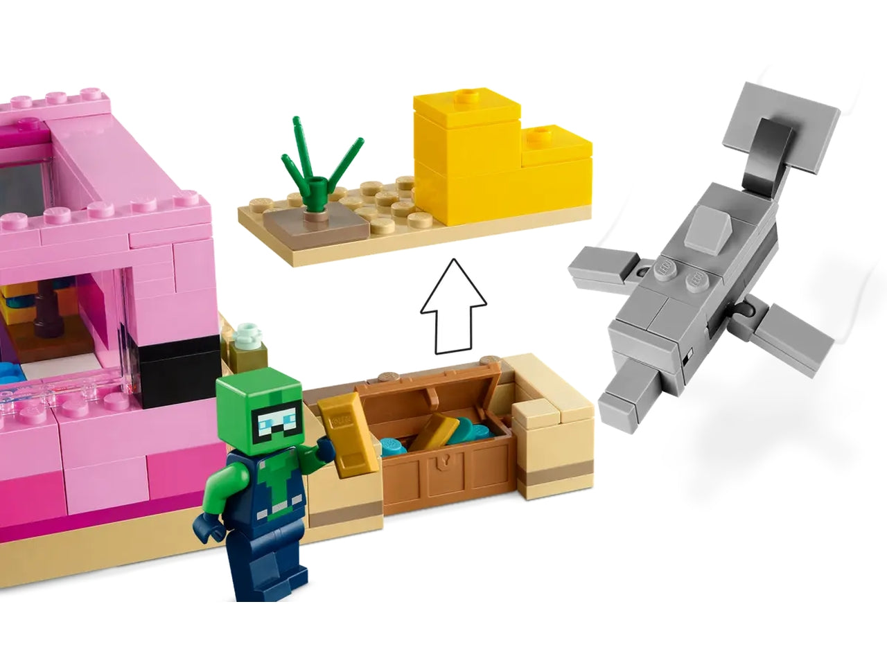 Lego Minecraft La Casa dellAxolotl 21247