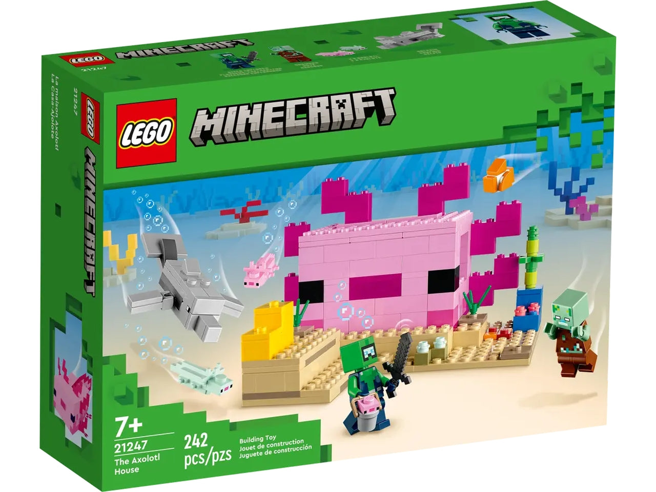 Lego Minecraft La Casa dellAxolotl 21247