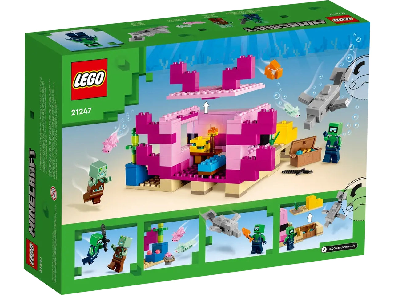 Lego Minecraft La Casa dellAxolotl 21247