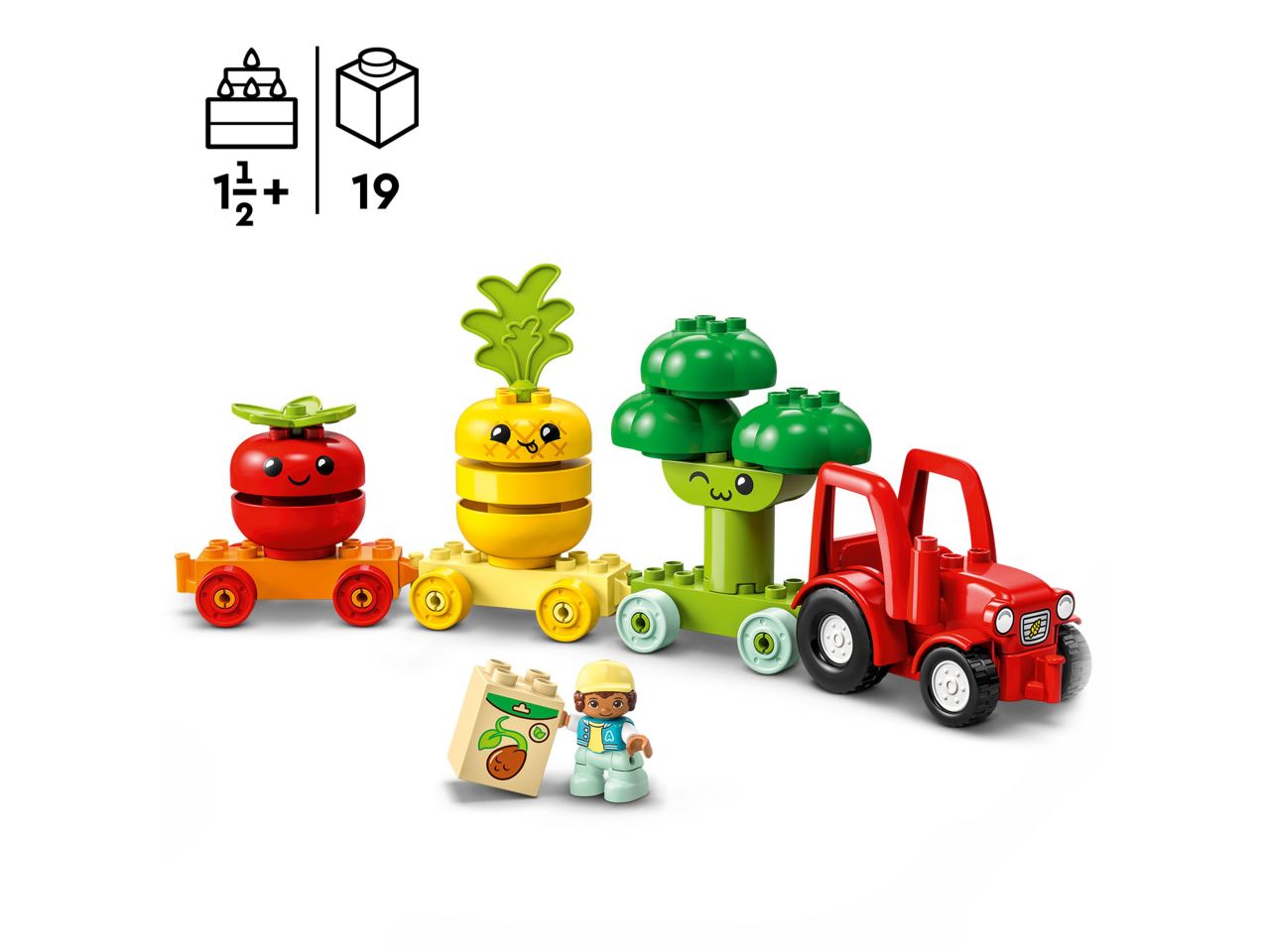 Lego Duplo My First Il Trattore di Frutta e Verdura 10982