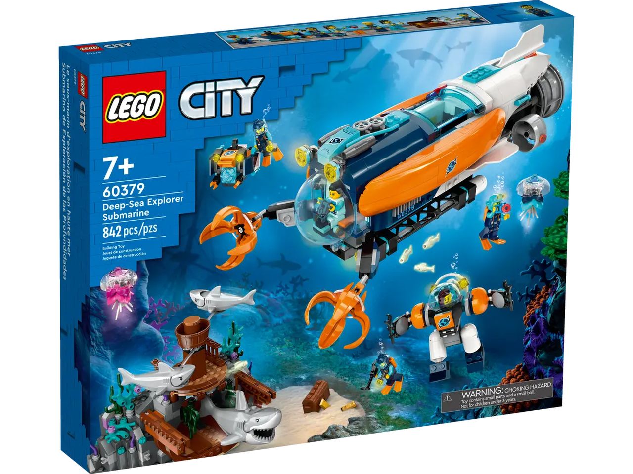 Lego City Sottomarino per Esplorazioni Abissali 60379